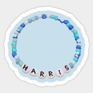 BLUE Harris friendship bracelet Sticker